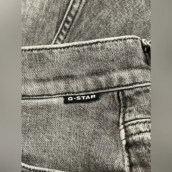 G-STAR Raw Shorts Womens Tedie Ultra High Rise Denim Faded Carbon Size 29 - Picture 14 of 16